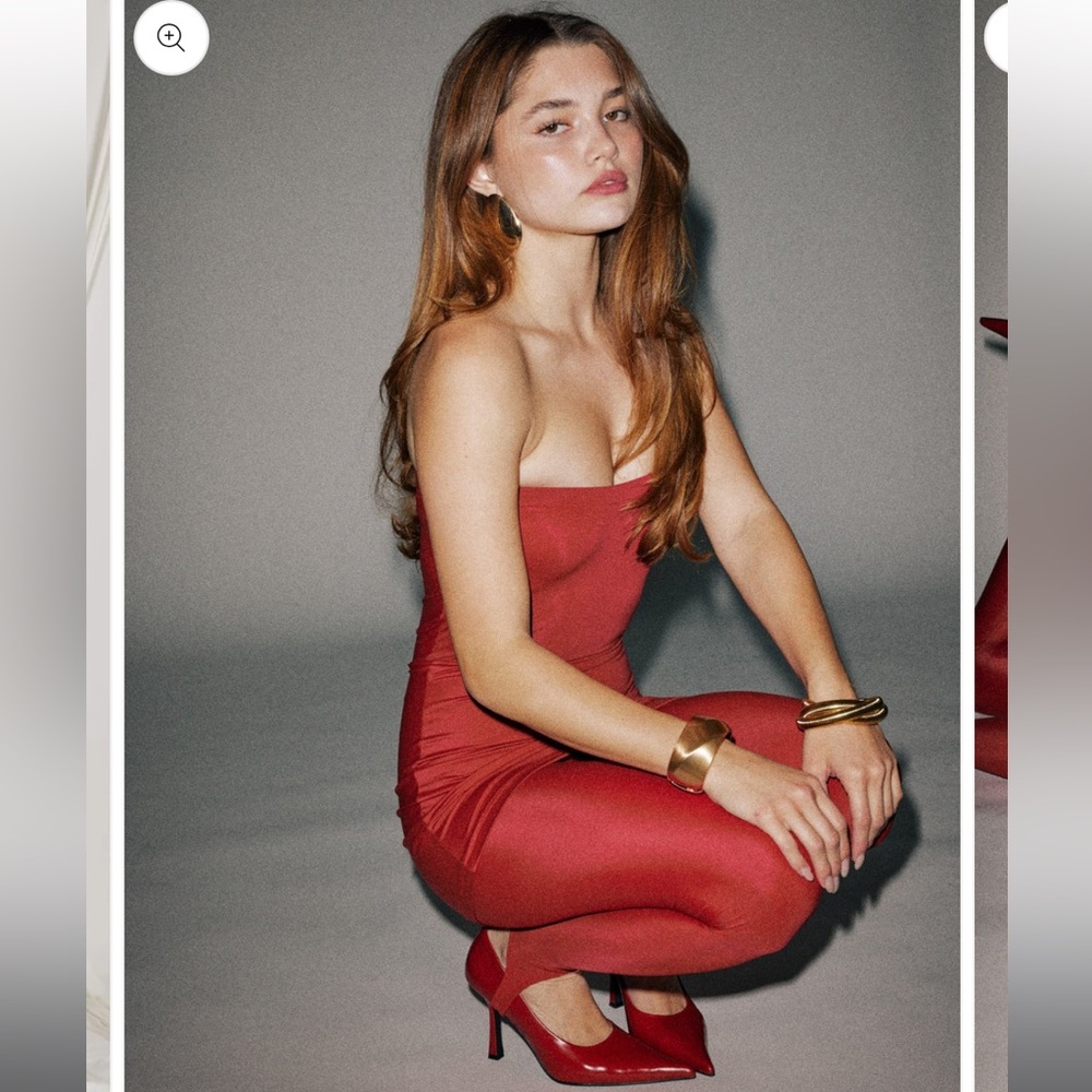 NWT Bruna Stretch Dress Red
